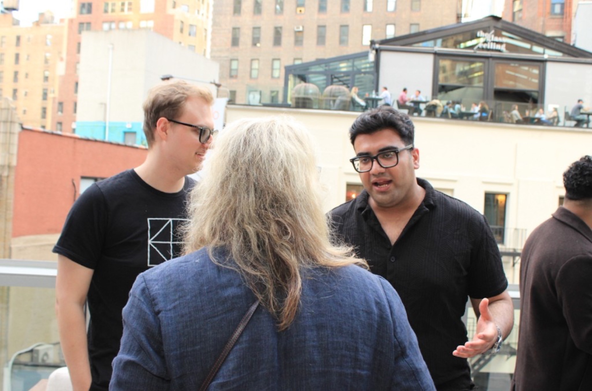 Esmaeil Mousavi and Niklas Kennedy in Manhattan