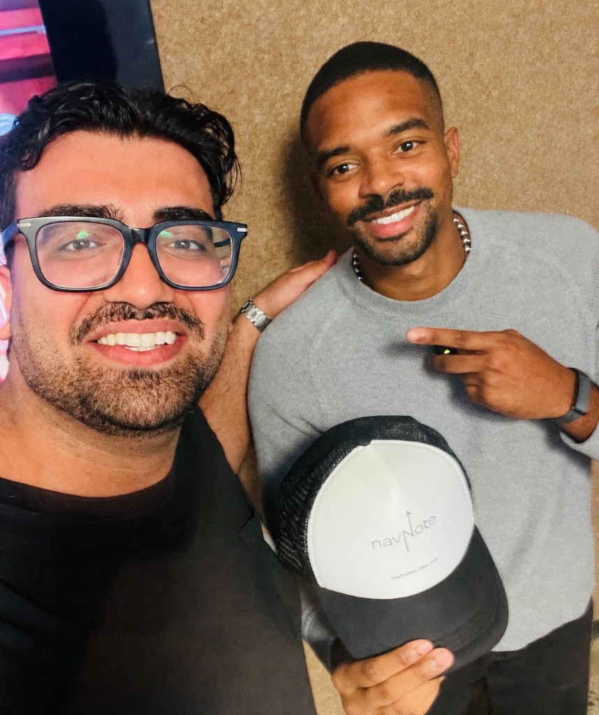 Esmaeil Mousavi with Bryce Johnson